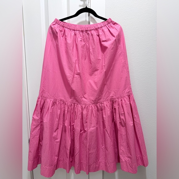 Ganni Fuchsia A-Line Skirt